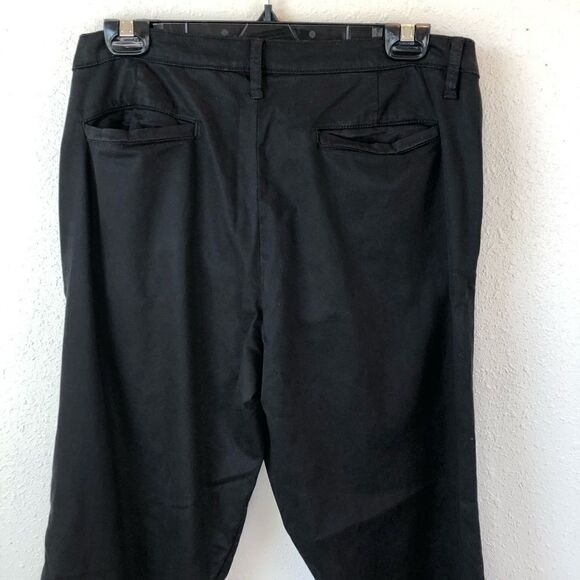 Nautica Jeans Factory Black Tencel Ankle Trouser - Picture 1 of 8